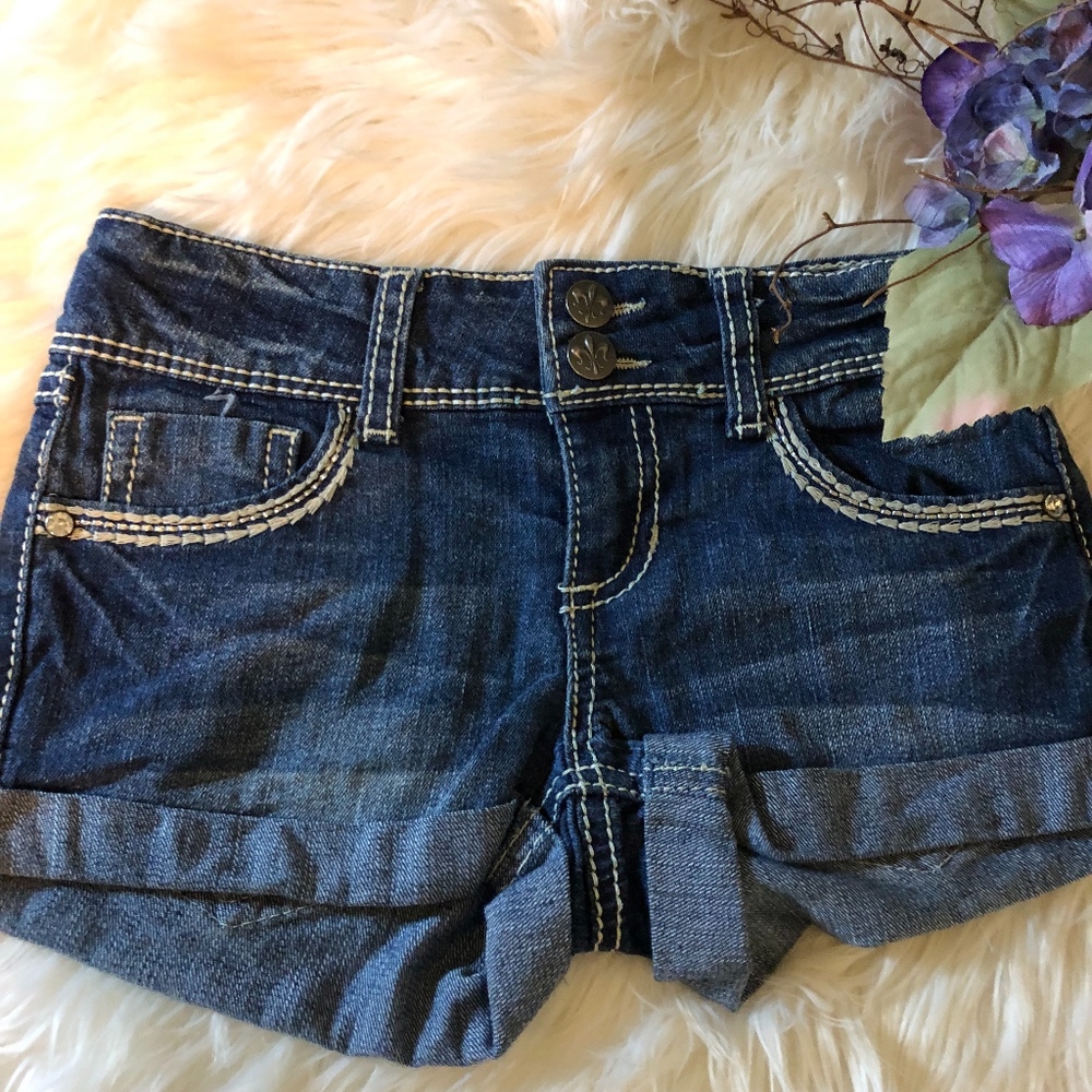 Vanilla Star Denim Shorts